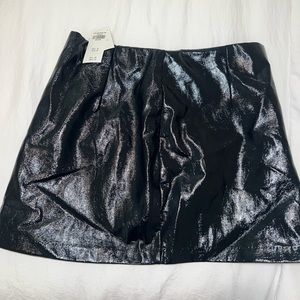 Brand new with tag Abercrombie vegan leather skort